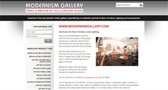 Desktop Screenshot of modernismgallery.com